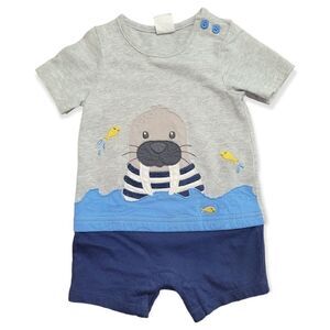 Adorable walrus romper 